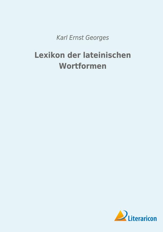 Produktbild: Lexikon der lateinischen Wortformen