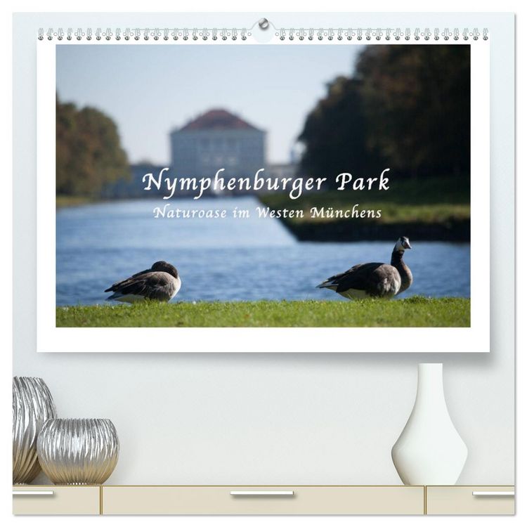 Produktbild: Nymphenburger Park (hochwertiger Premium Wandkalender 2026 DIN A2 quer), Kunstdruck in Hochglanz