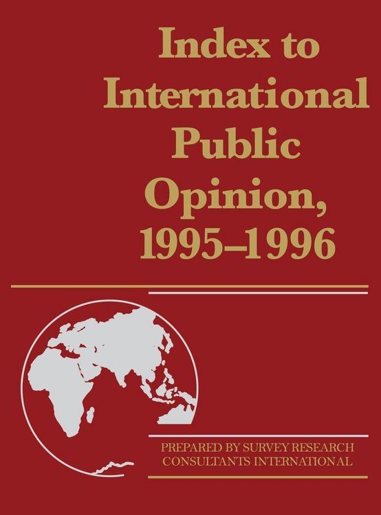 Produktbild: Index to International Public Opinion, 1995-1996
