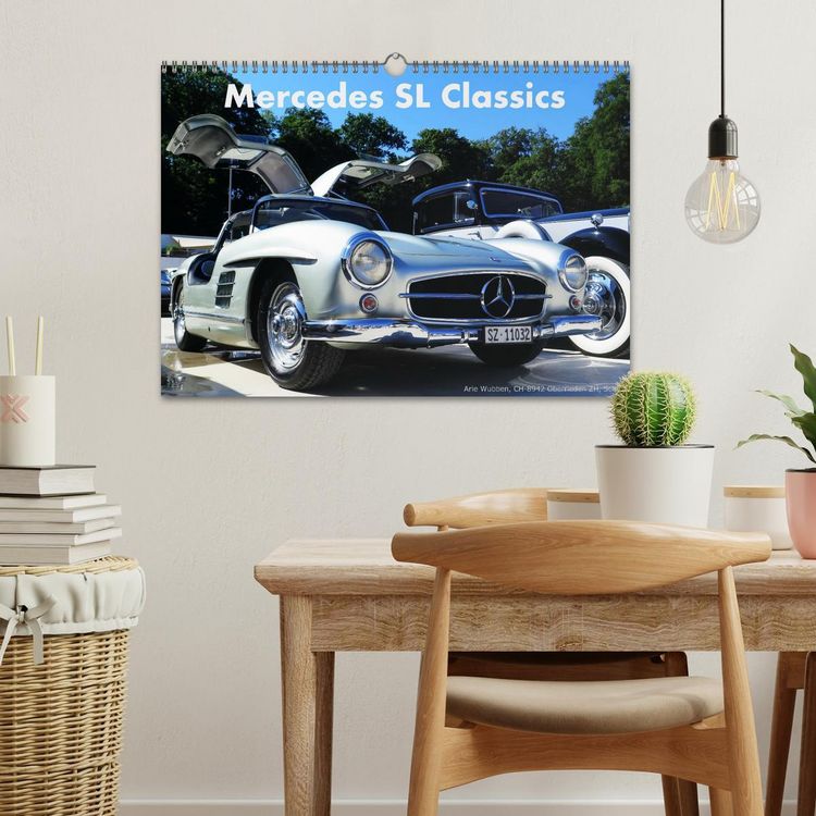 Produktbild: Mercedes SL Classics (Wandkalender 2026 DIN A3 quer), CALVENDO Monatskalender