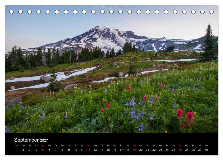 Produktbild: Das "gr&uuml;ne" Nordamerika - Kanada und USA (Tischkalender 2027 DIN A5 quer), CALVENDO Monatskalender