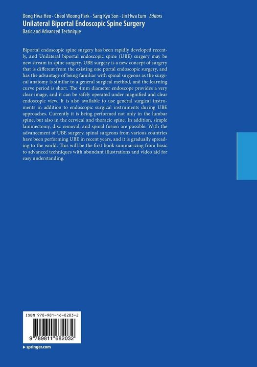 Produktbild: Unilateral Biportal Endoscopic Spine Surgery
