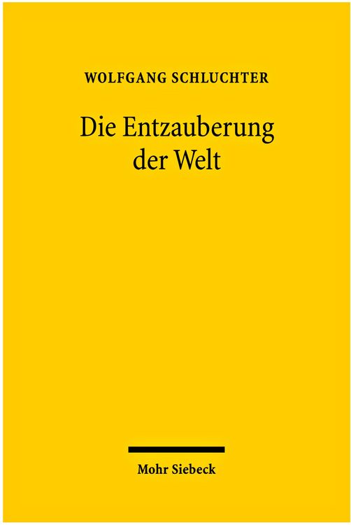 Produktbild: Die Entzauberung der Welt