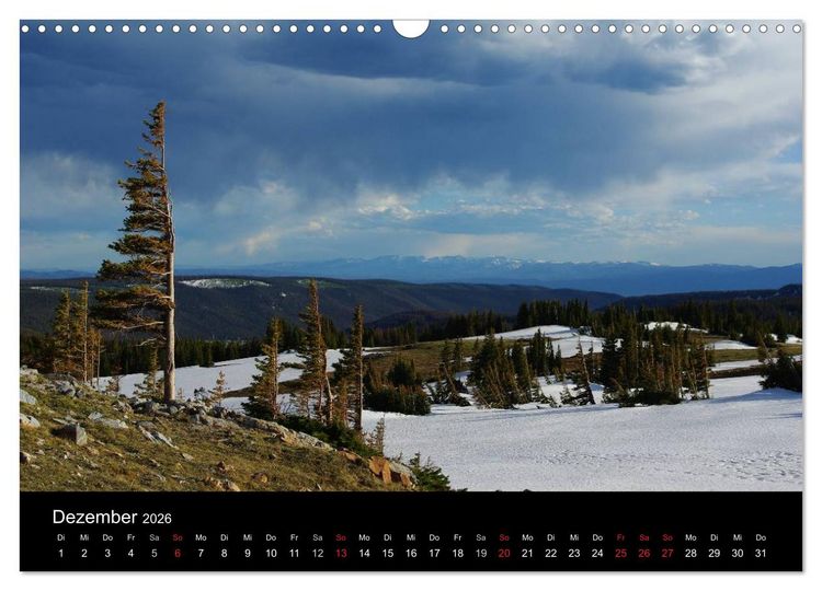 Produktbild: Wyoming! (Wandkalender 2026 DIN A3 quer), CALVENDO Monatskalender