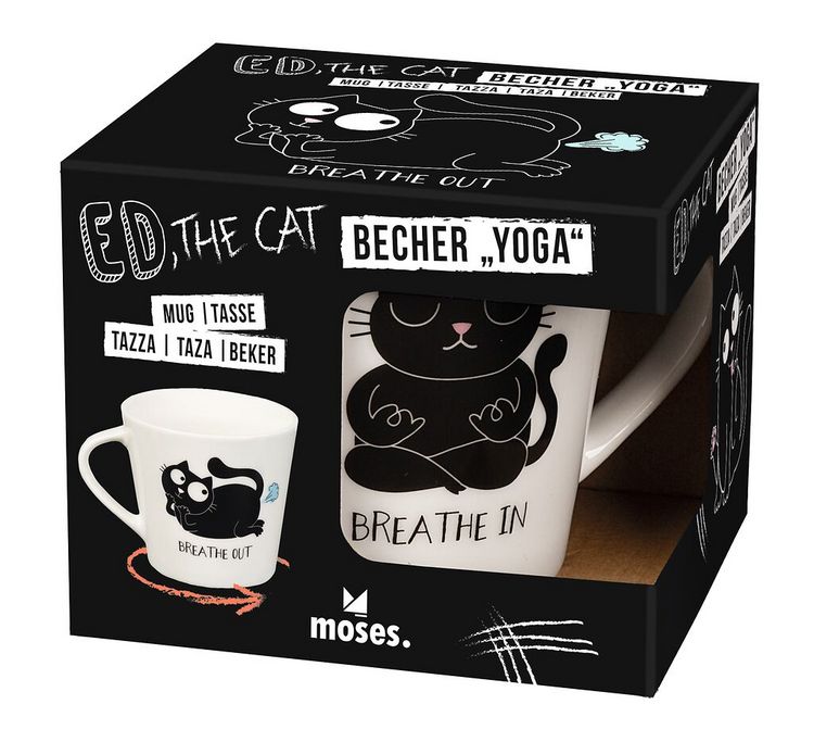 Produktbild: Ed, the Cat Becher Yoga