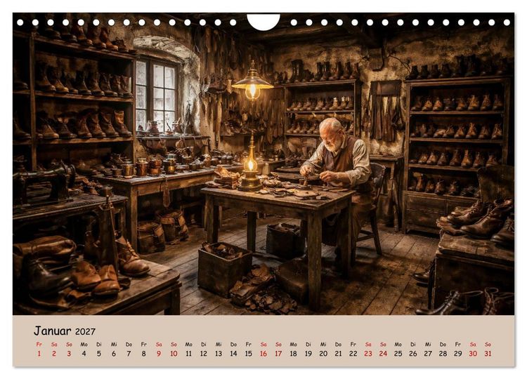 Produktbild: Ursprung: Berufe mit Geschichte. (Wandkalender 2027 DIN A4 quer), CALVENDO Monatskalender