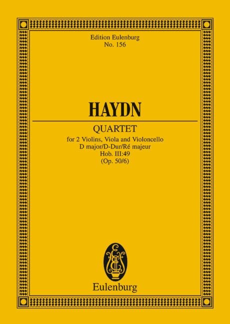 Produktbild: Streichquartett D-Dur "Frosch"