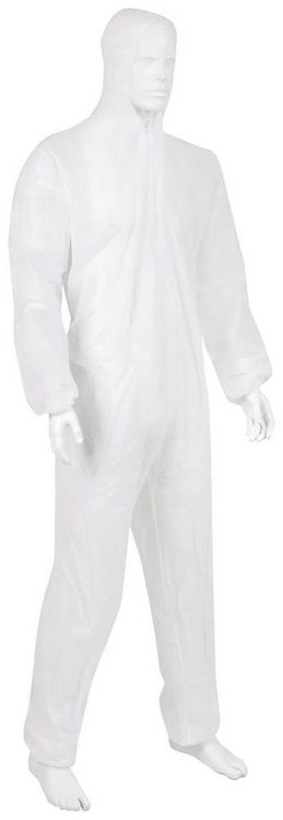 Produktbild: medical care & serve 1005176 Einmal-Schutzoverall EXTRAGRO&szlig; XXL Kleider-Gr&ouml;&szlig;e: XXL Wei&szlig;