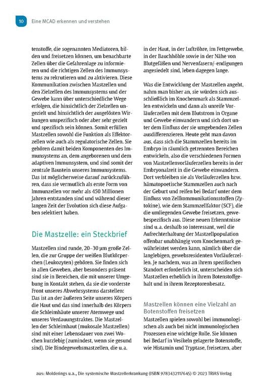 Die systemische Mastzellerkrankung