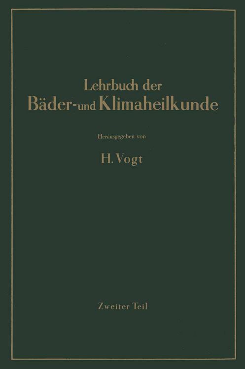 Produktbild: Lehrbuch der B&auml;der- und Klimaheilkunde