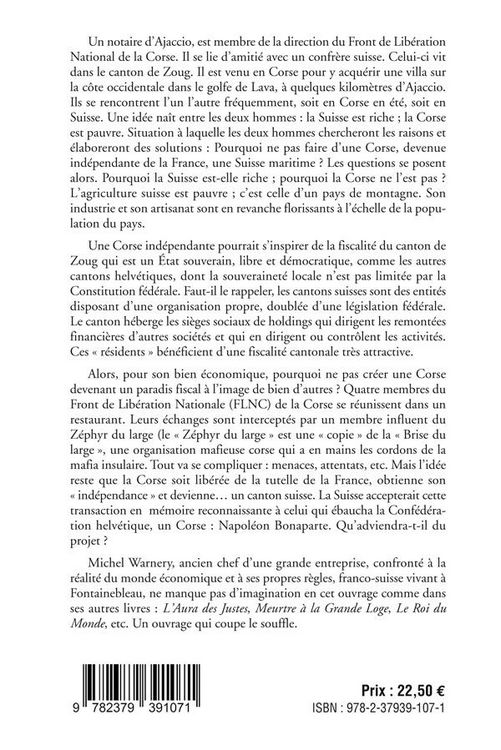 Produktbild: Coffre fort et mafia corse no