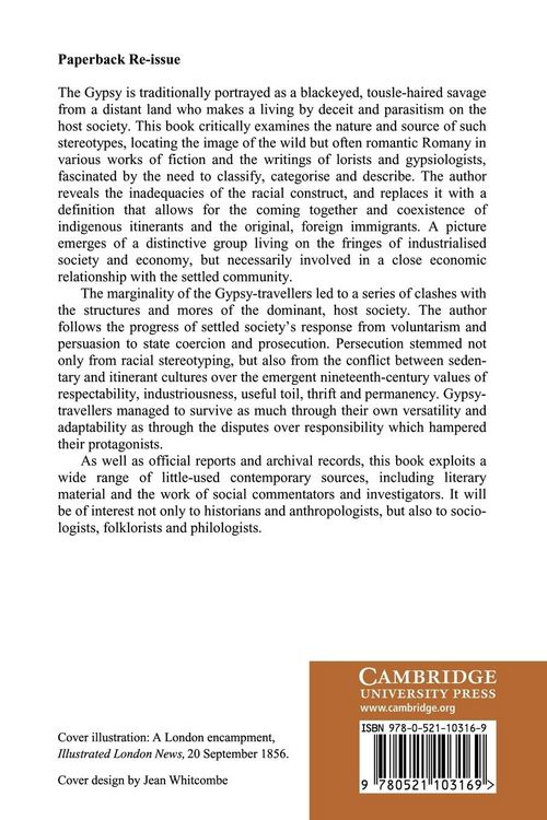 Produktbild: Gypsy-Travellers in Nineteenth-Century Society