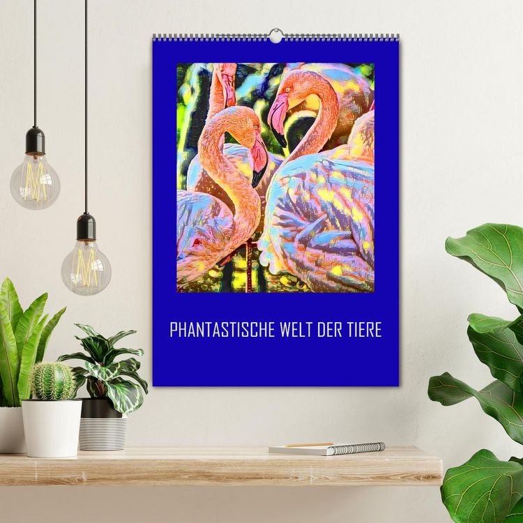 Produktbild: Phantastische Welt der Tiere (Wandkalender 2026 DIN A2 hoch), CALVENDO Monatskalender