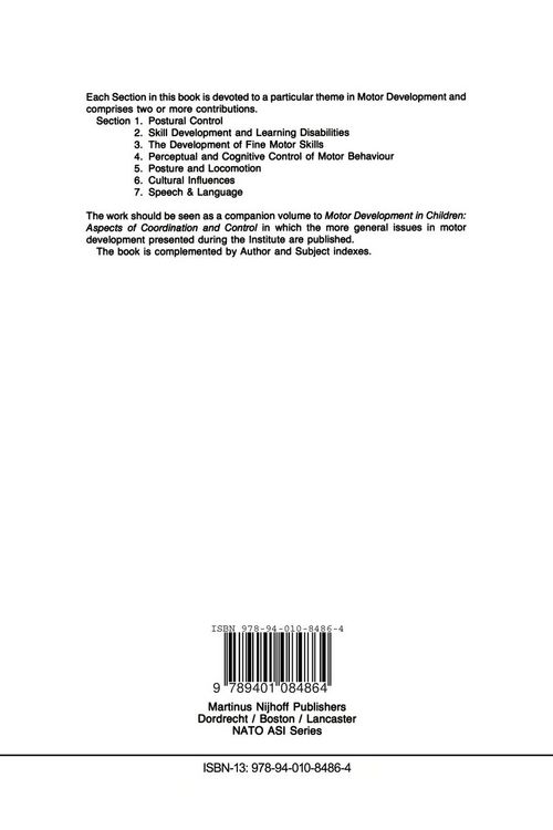 Produktbild: Themes in Motor Development