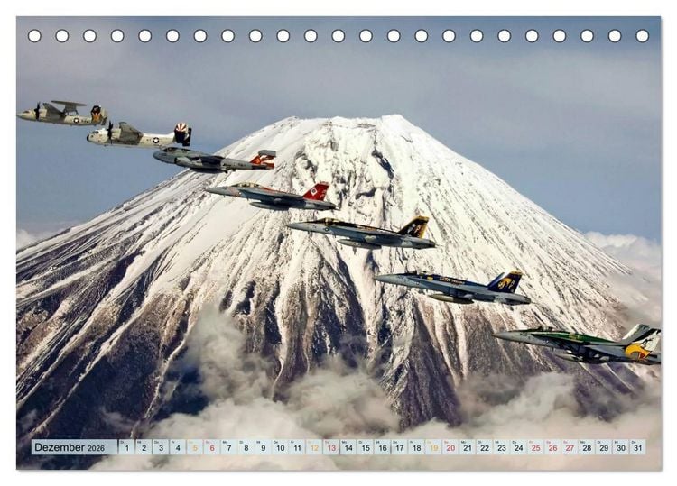Produktbild: Flugschau - frei sein (Tischkalender 2026 DIN A5 quer), CALVENDO Monatskalender