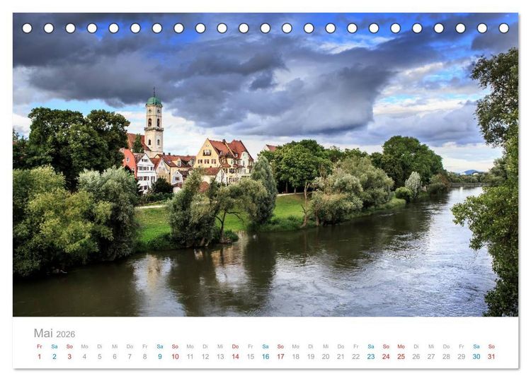 Produktbild: Regensburg - Welterbestadt an der Donau (Tischkalender 2026 DIN A5 quer), CALVENDO Monatskalender