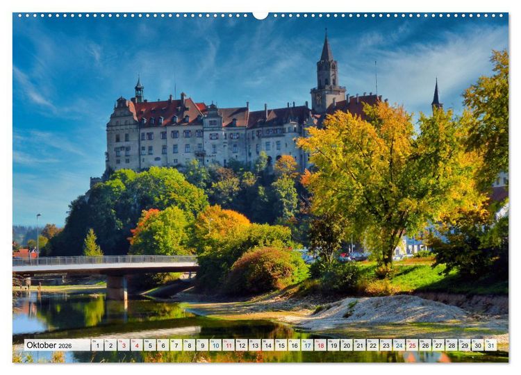 Produktbild: S&uuml;ddeutschland im Fokus (hochwertiger Premium Wandkalender 2026 DIN A2 quer), Kunstdruck in Hochglanz