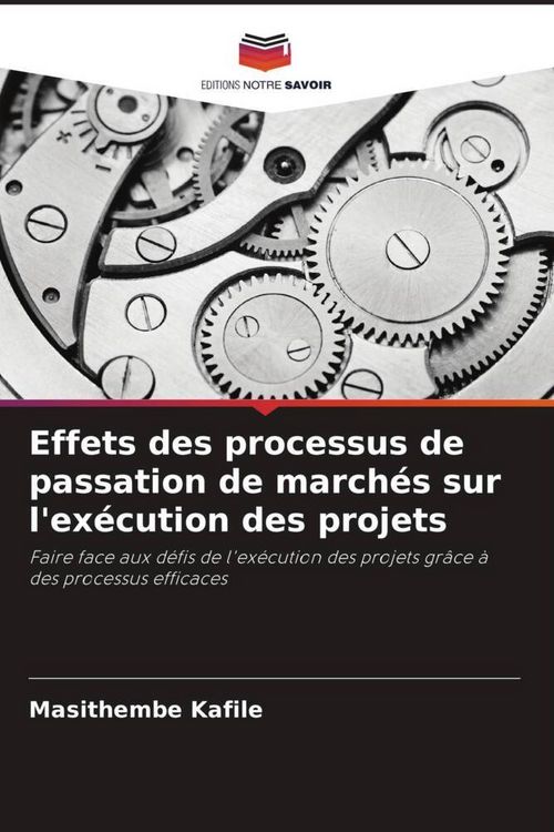 Produktbild: Effets des processus de passation de march&eacute;s sur l'ex&eacute;cution des projets