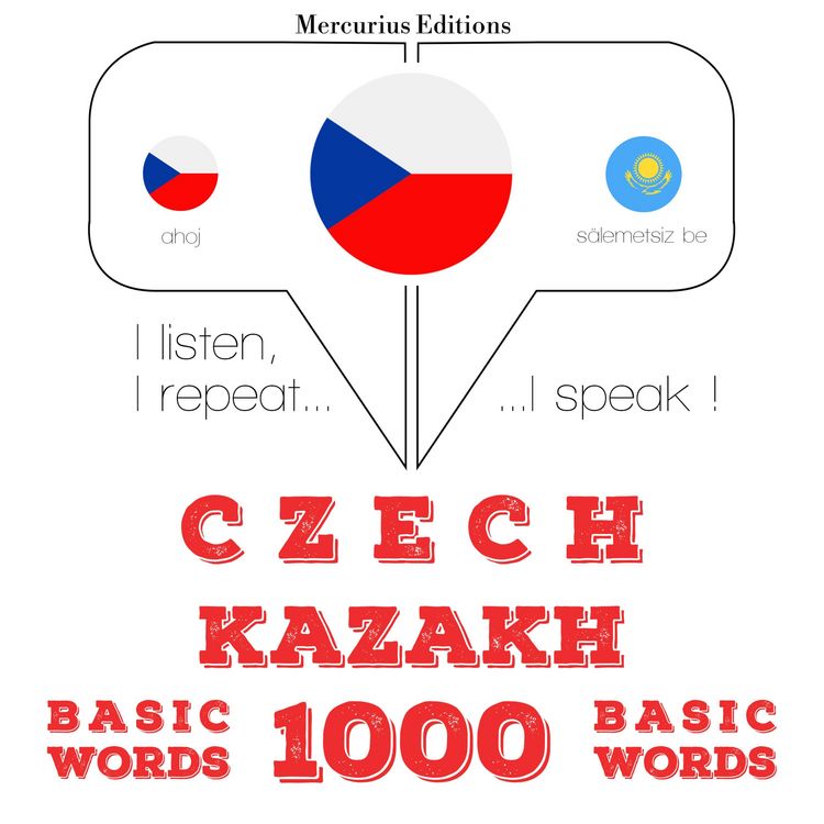 Produktbild: Če&scaron;tina - kaza&scaron;tina: 1000 z&aacute;kladn&iacute;ch slov