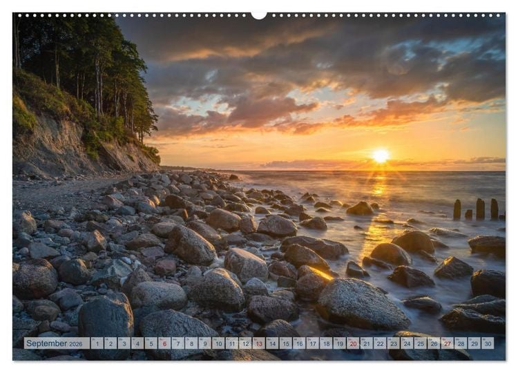 Produktbild: Farben der Ostsee (Wandkalender 2026 DIN A2 quer), CALVENDO Monatskalender