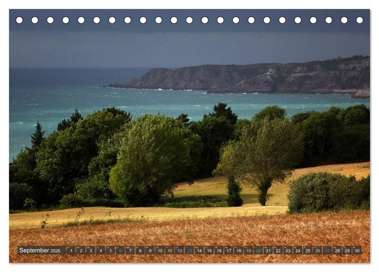 Produktbild: Farben der Bretagne (Tischkalender 2026 DIN A5 quer), CALVENDO Monatskalender