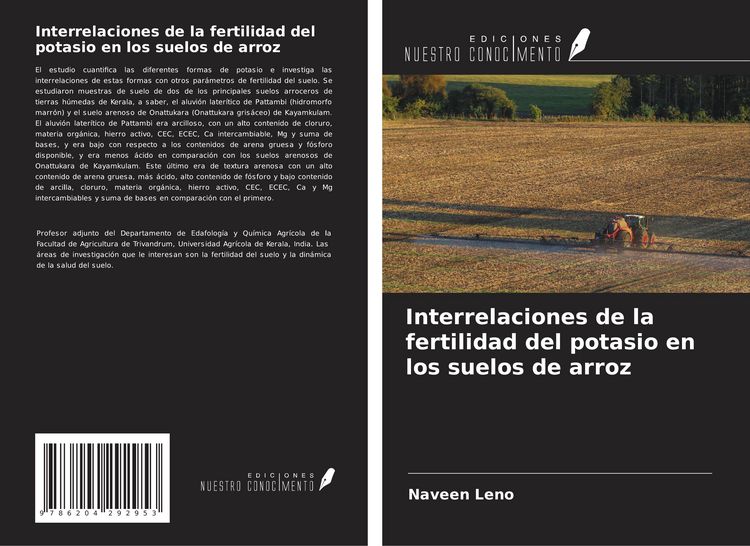 Produktbild: Interrelaciones de la fertilidad del potasio en los suelos de arroz