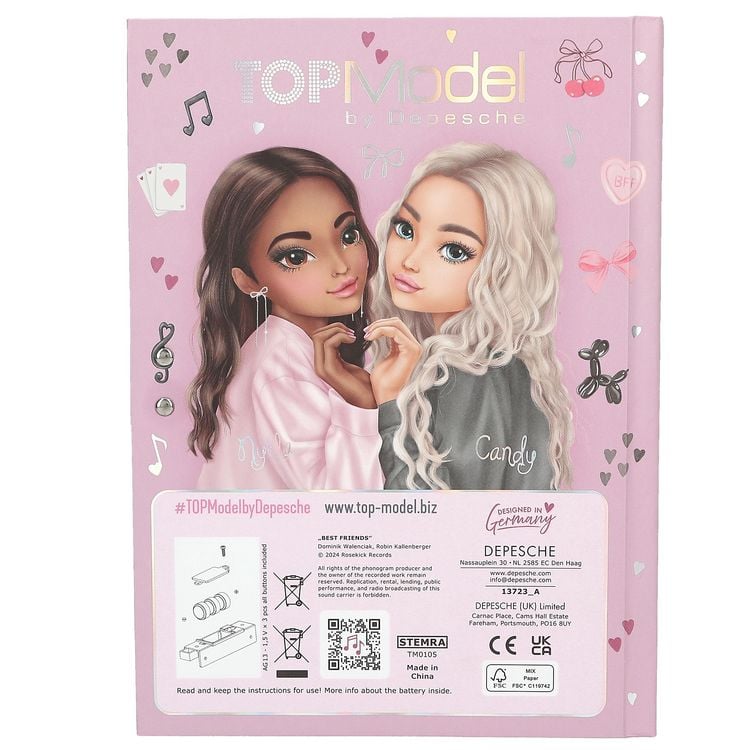 Produktbild: TOPModel Geheimcode Tagebuch mit Sound MY BFF