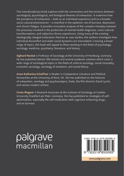 Produktbild: Burnout, Fatigue, Exhaustion