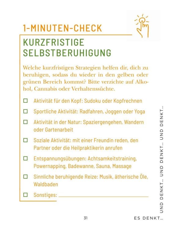 Produktbild: Die 1-Minuten-Strategie gegen Overthinking