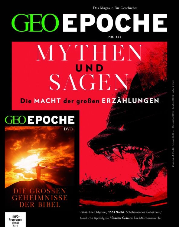 Produktbild: GEO Epoche (mit DVD) / GEO Epoche / GEO Epoche DVD 136/2025 - Mythen & Sagen