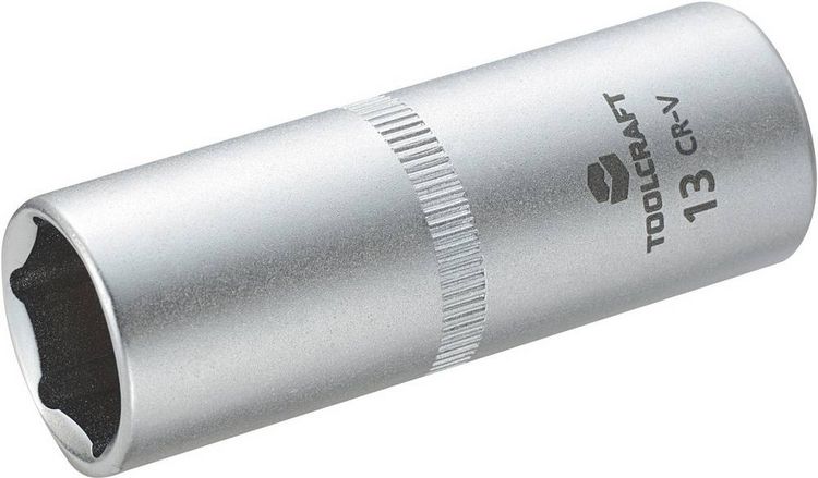 Produktbild: TOOLCRAFT Steckschl&uuml;ssel-Einsatz 6,3mm (1/4\") 816172 Schl&uuml;sselweite 13mm