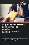 Produktbild: Regime di prevenzione della corruzione pubblica