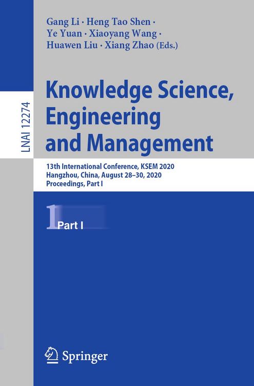 Produktbild: Knowledge Science, Engineering and Management