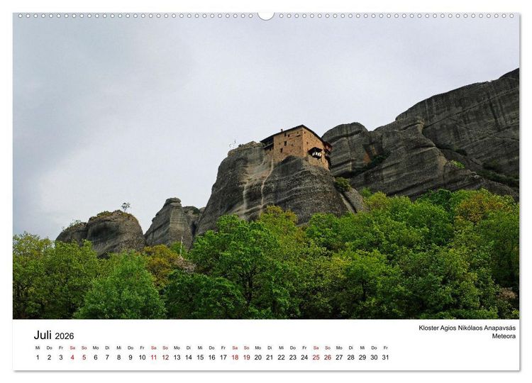 Produktbild: Der Norden Griechenlands (Wandkalender 2026 DIN A2 quer), CALVENDO Monatskalender