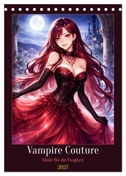Produktbild: Vampire Couture (Tischkalender 2027 DIN A5 hoch), CALVENDO Monatskalender