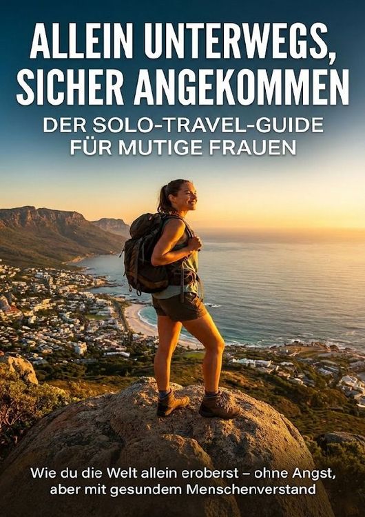 Produktbild: Allein unterwegs, sicher angekommen: Der Solo-Travel-Guide f&uuml;r mutige Frauen