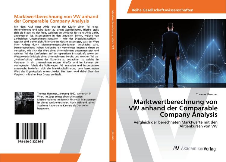 Produktbild: Marktwertberechnung von VW anhand der Comparable Company Analysis