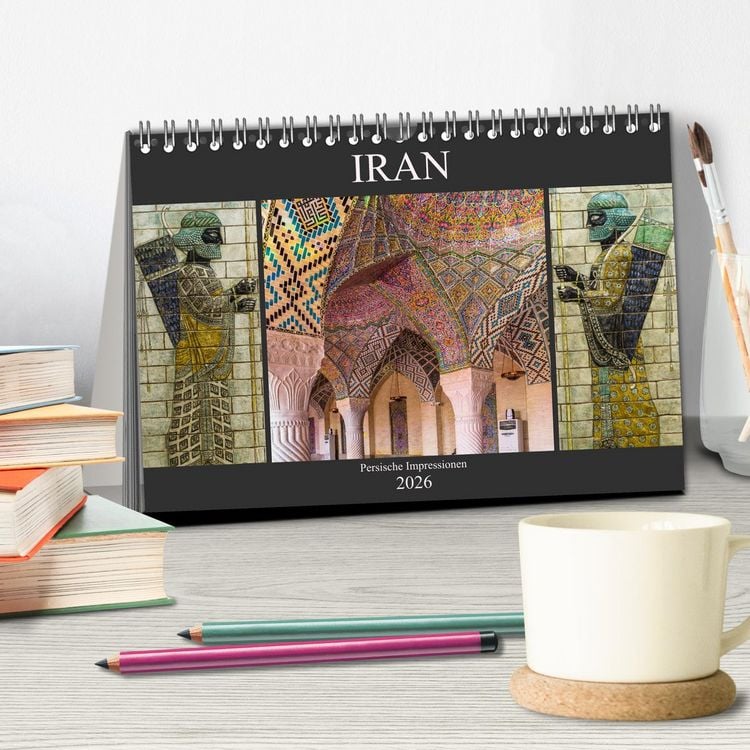 Produktbild: Iran - Persische Impressionen (Tischkalender 2026 DIN A5 quer), CALVENDO Monatskalender