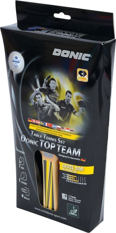 Produktbild: TT-Set TOP TEAMS 500 Geschenkset, 1x Schl&auml;ger LV500 AVS