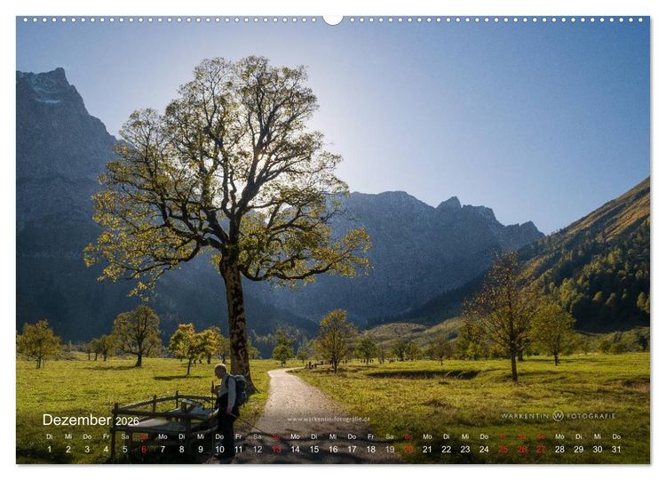 Produktbild: Gro&szlig;er Ahornboden - Europas gro&szlig;er Ahornwald (Wandkalender 2026 DIN A2 quer), CALVENDO Monatskalender