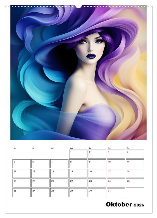 Produktbild: Hinrei&szlig;ende Portraits (Wandkalender 2026 DIN A2 hoch), CALVENDO Monatskalender