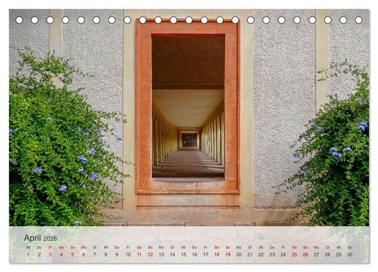 Produktbild: Schloss Favorite &ndash; Ein Park im Wandel der Jahreszeiten (Tischkalender 2026 DIN A5 quer), CALVENDO Monatskalender