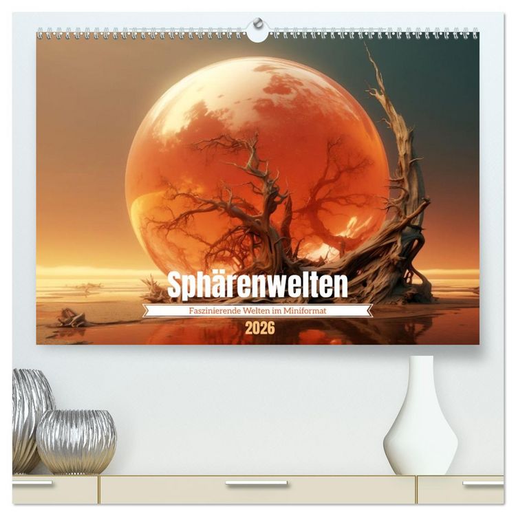 Produktbild: Sph&auml;renwelten (hochwertiger Premium Wandkalender 2026 DIN A2 quer), Kunstdruck in Hochglanz