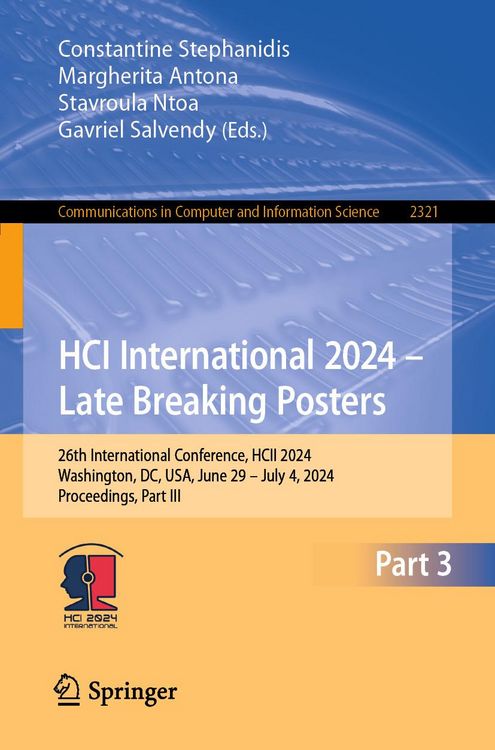 Produktbild: HCI International 2024 - Late Breaking Posters