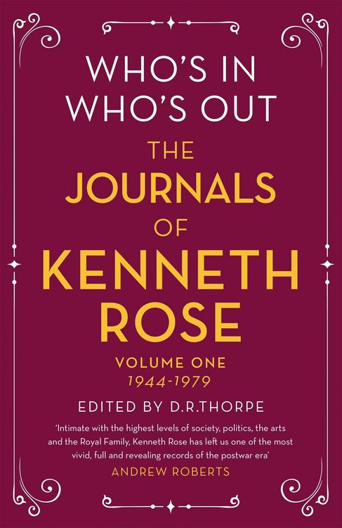 Produktbild: Who's In, Who's Out: The Journals of Kenneth Rose