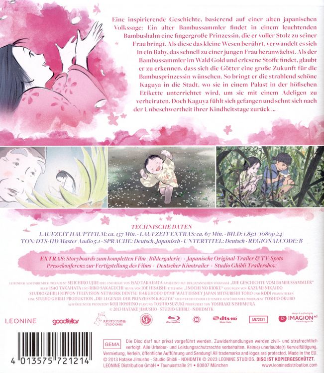 Produktbild: Die Legende der Prinzessin Kaguya - White Edition
