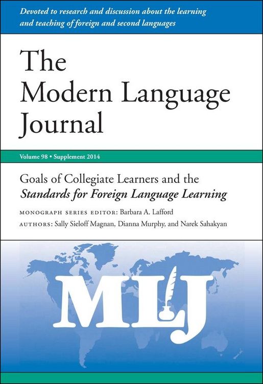 Produktbild: Goals of Collegiate Learners and the Standards for Foreign Language Learning