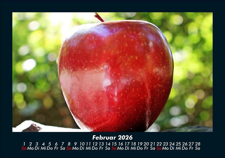 Produktbild: Obstkalender 2026 Fotokalender DIN A5