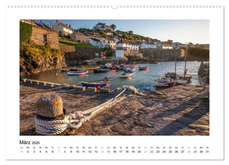 Produktbild: Cornwall - Land zwischen den Meeren (Wandkalender 2026 DIN A2 quer), CALVENDO Monatskalender