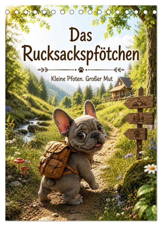 Produktbild: Das Rucksackpf&ouml;tchen (Tischkalender 2027 DIN A5 hoch), CALVENDO Monatskalender